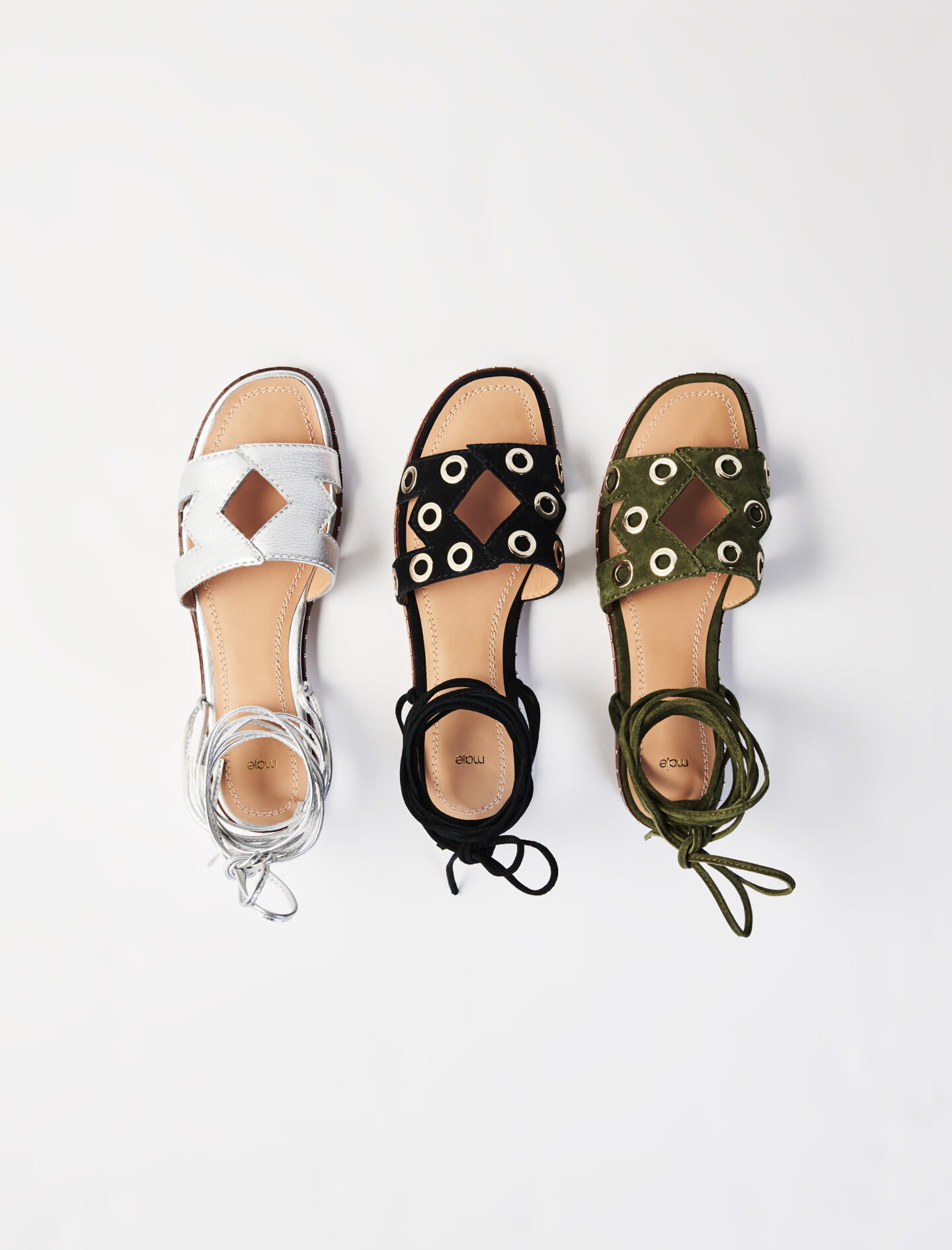 Maje studded sale sandals