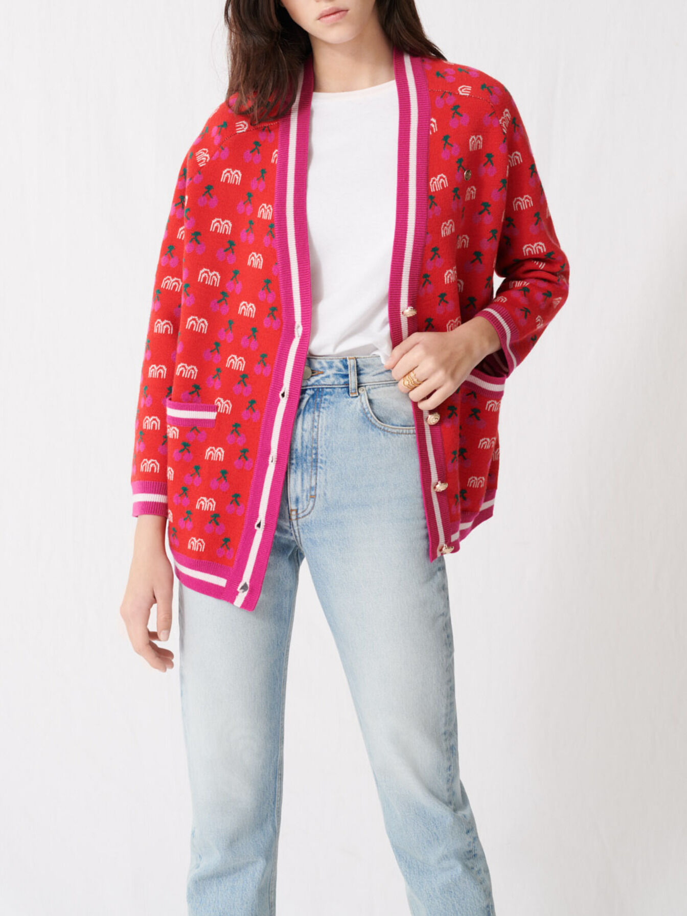 cardigan jacquard