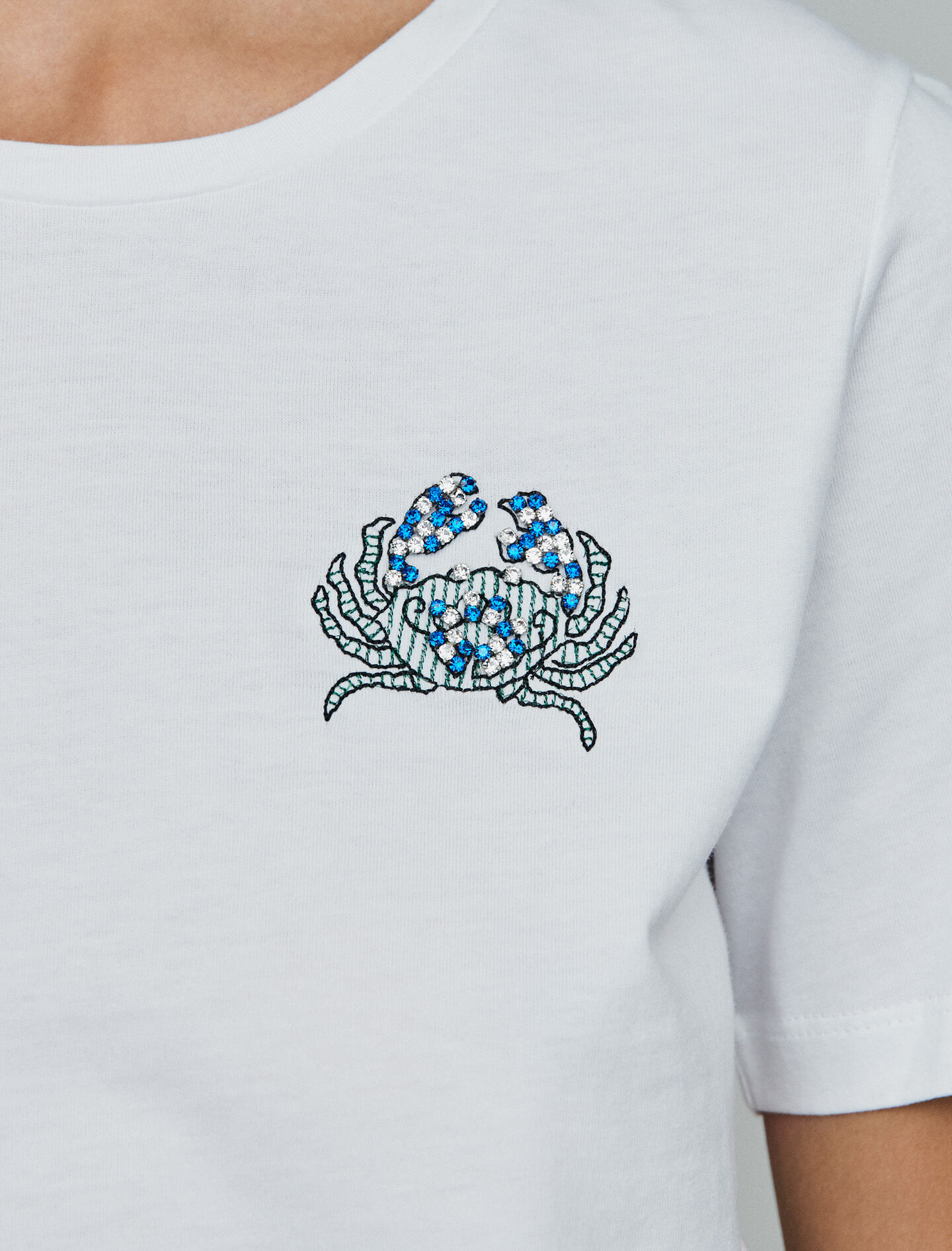 Maje tee shirt astro online
