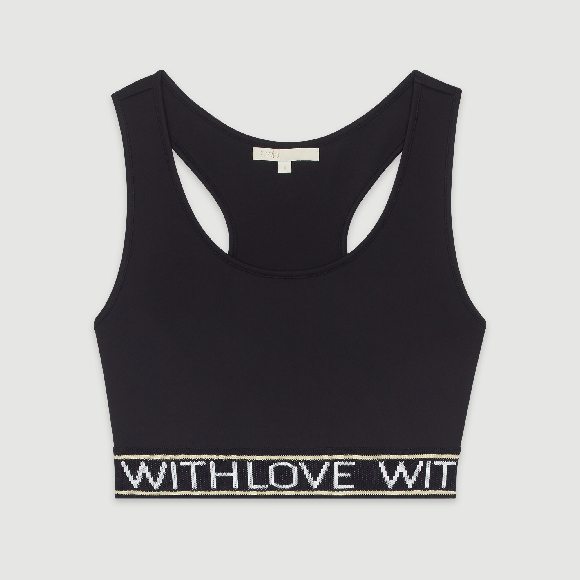 Neoprene sports bra 2025