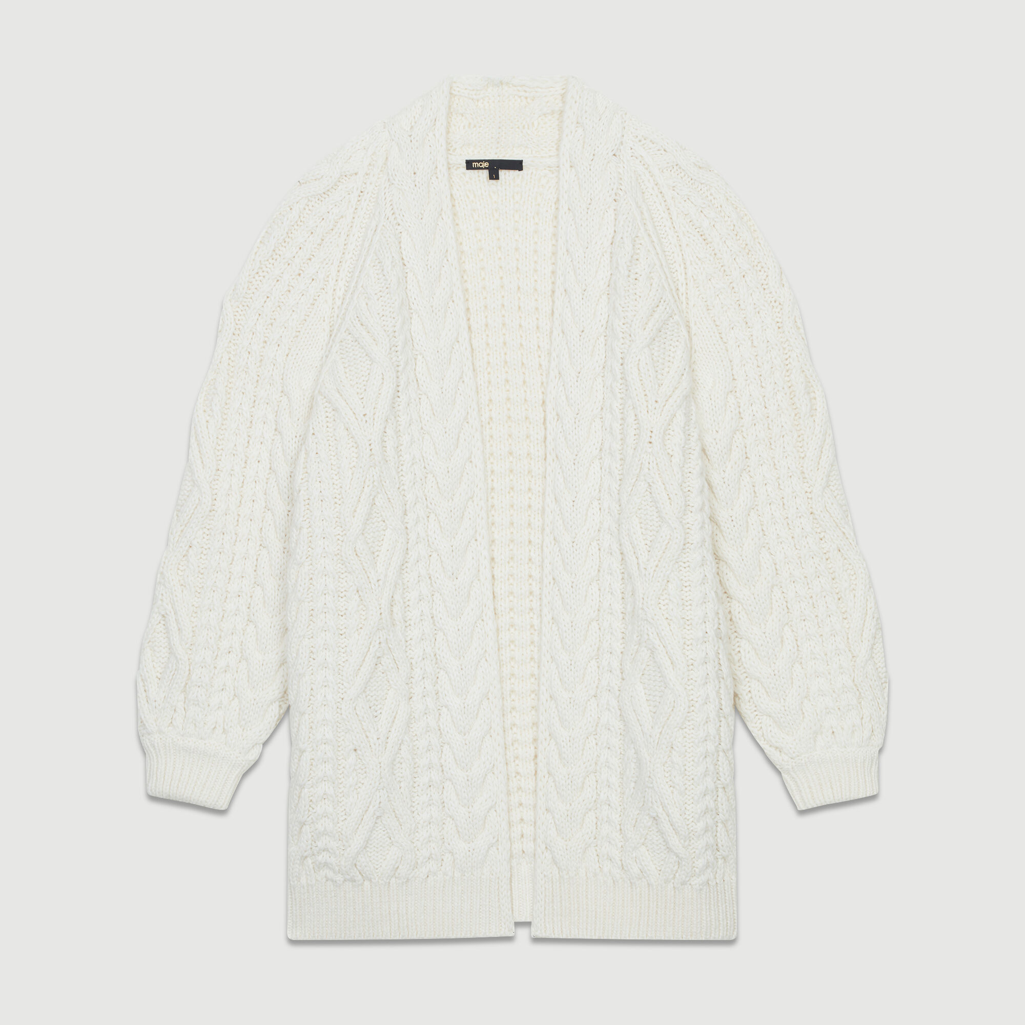 Mesh sales knit cardigan