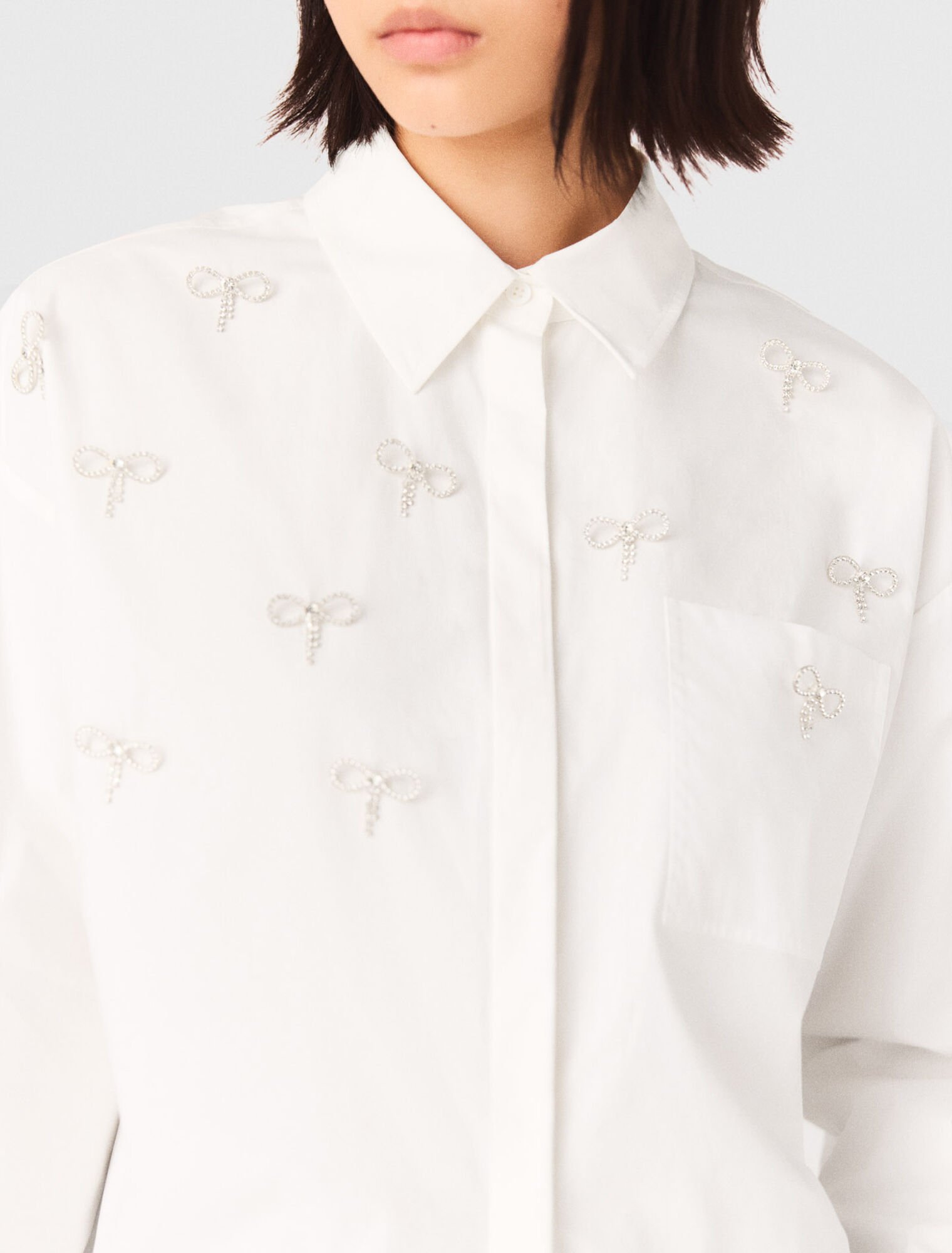 Jewel detail shirt