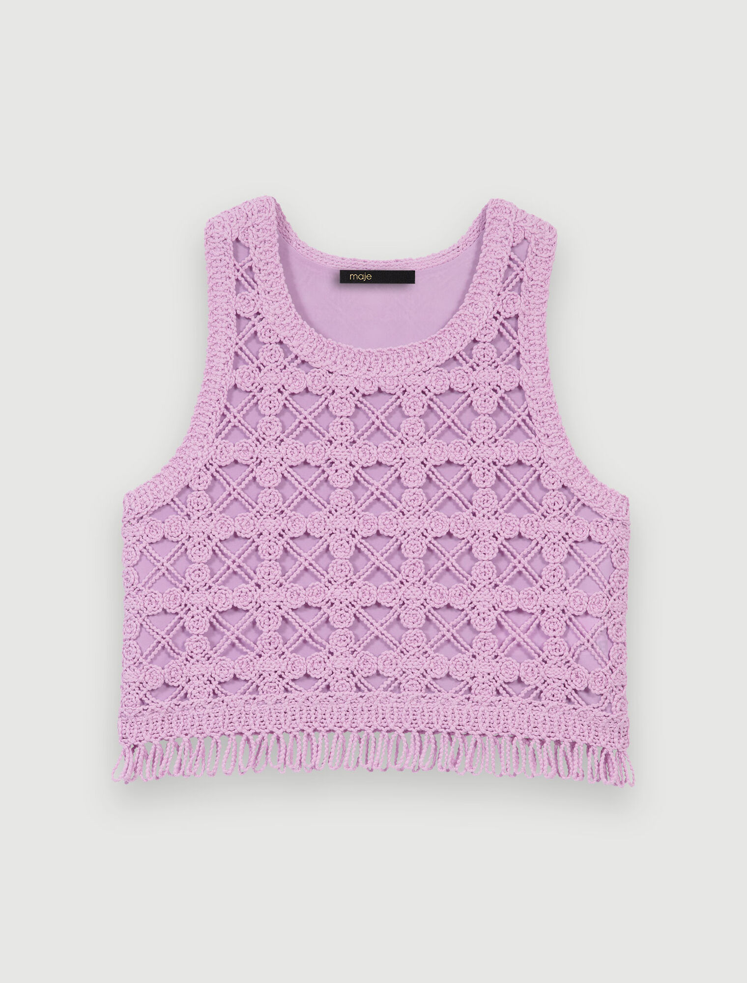Crochet crop top