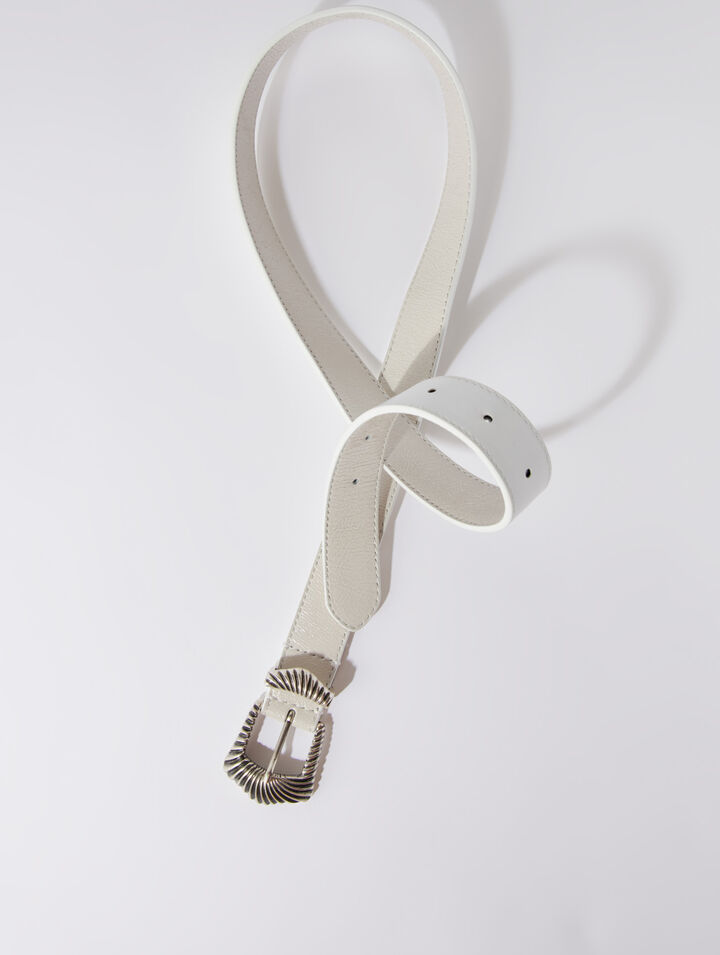 Belt with buckle