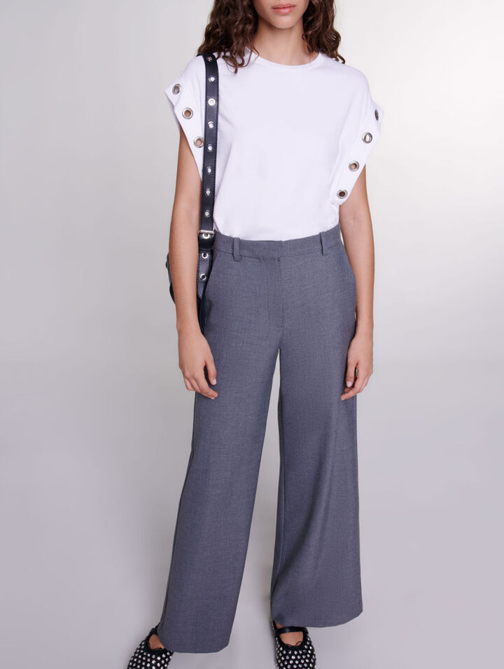 Wide-leg trousers