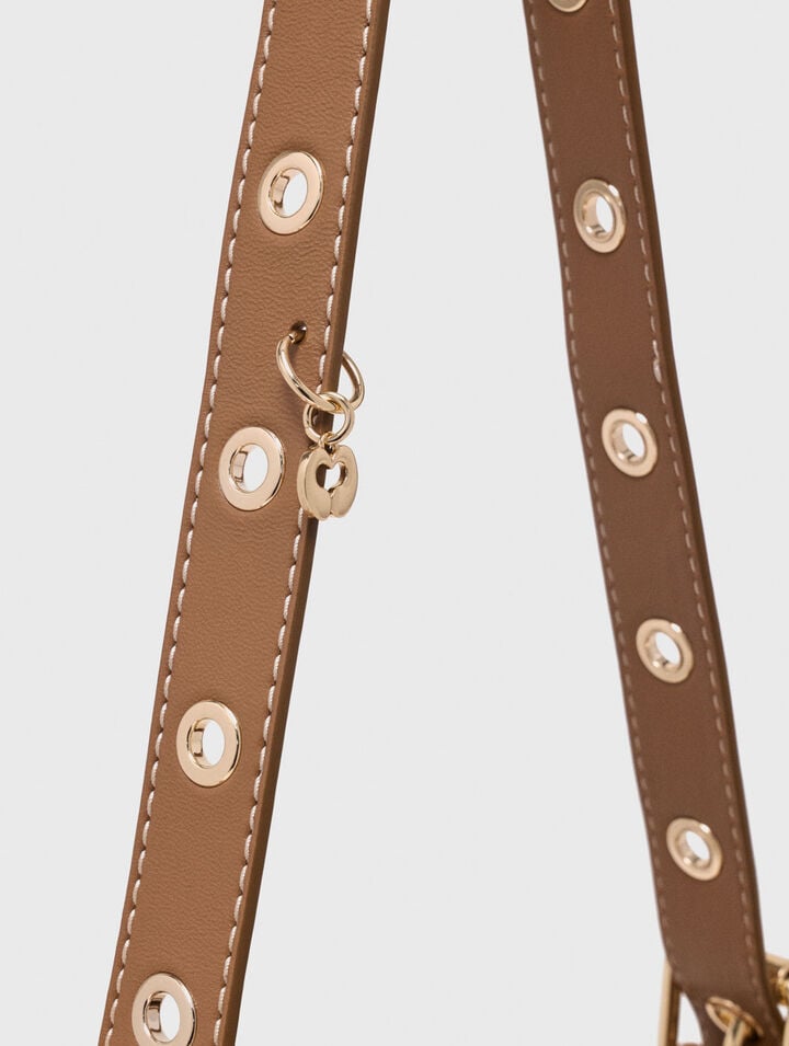 Canvas and leather Miss M Mini bag
