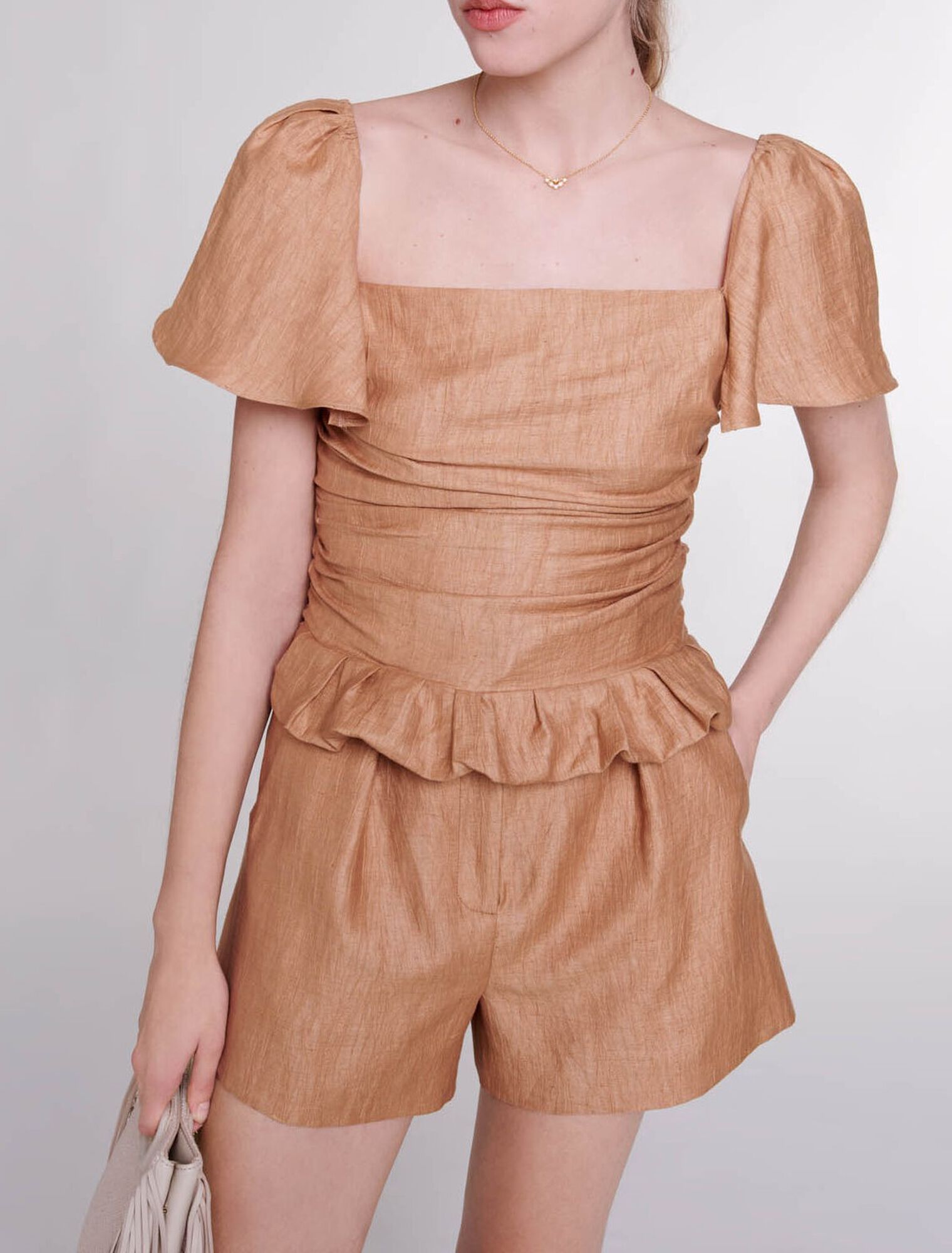 Linen shorts