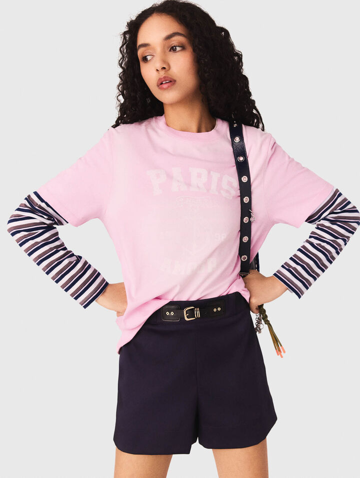 Nautical print T-shirt