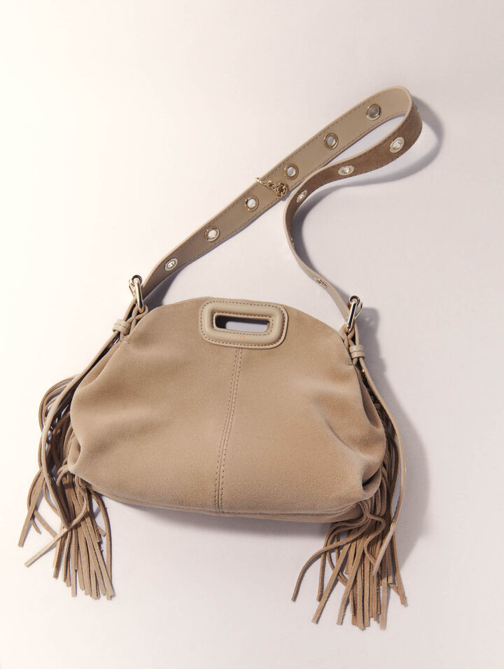 Miss M mini suede bag