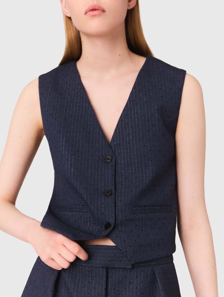 Diamanté tailored jacket