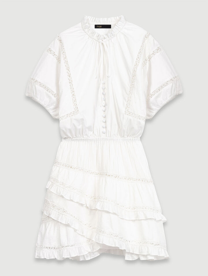 Short embroidered dress