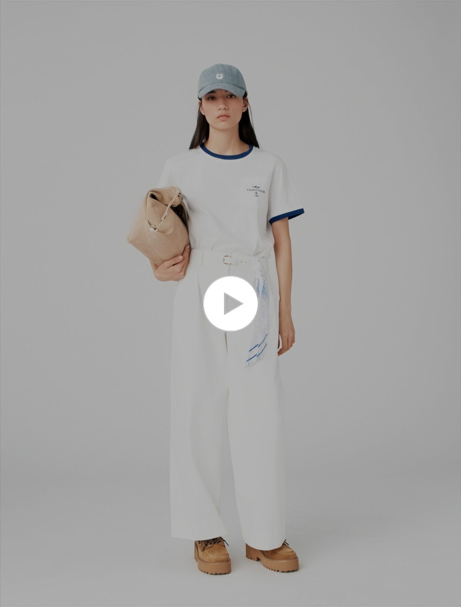 Layered-look T-shirt