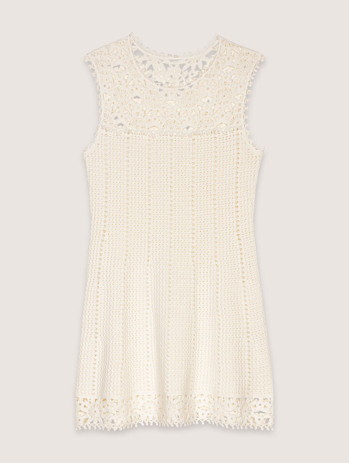 Short crochet dress