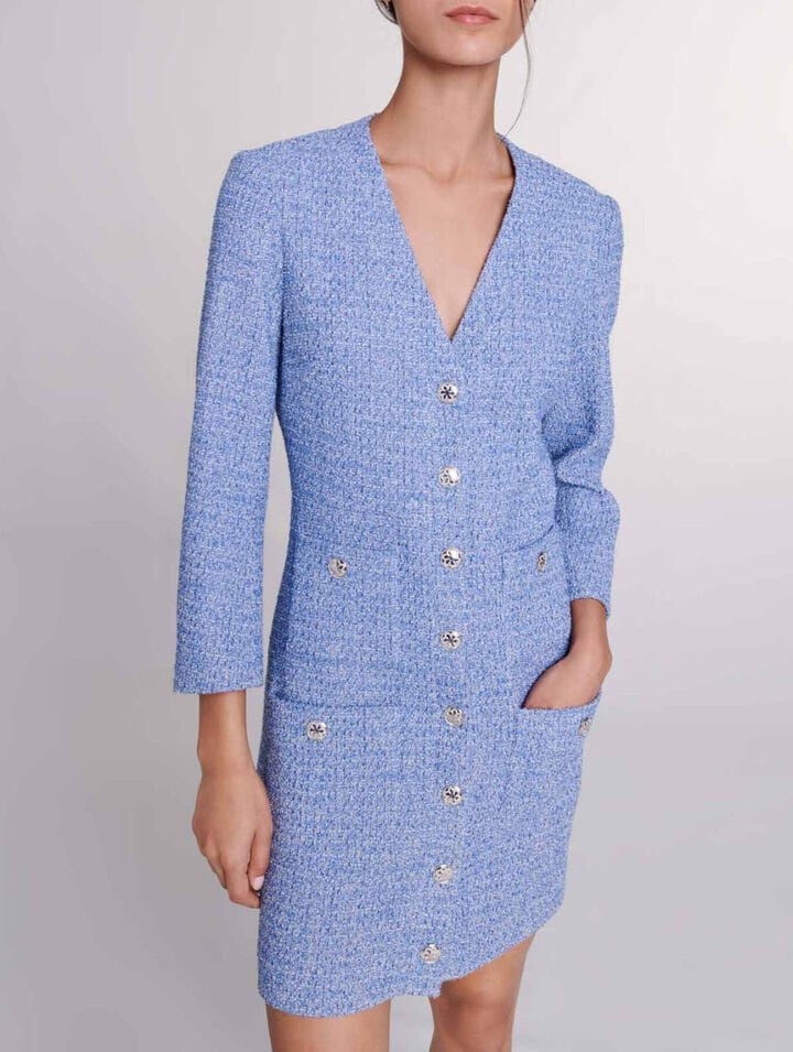 Short tweed dress