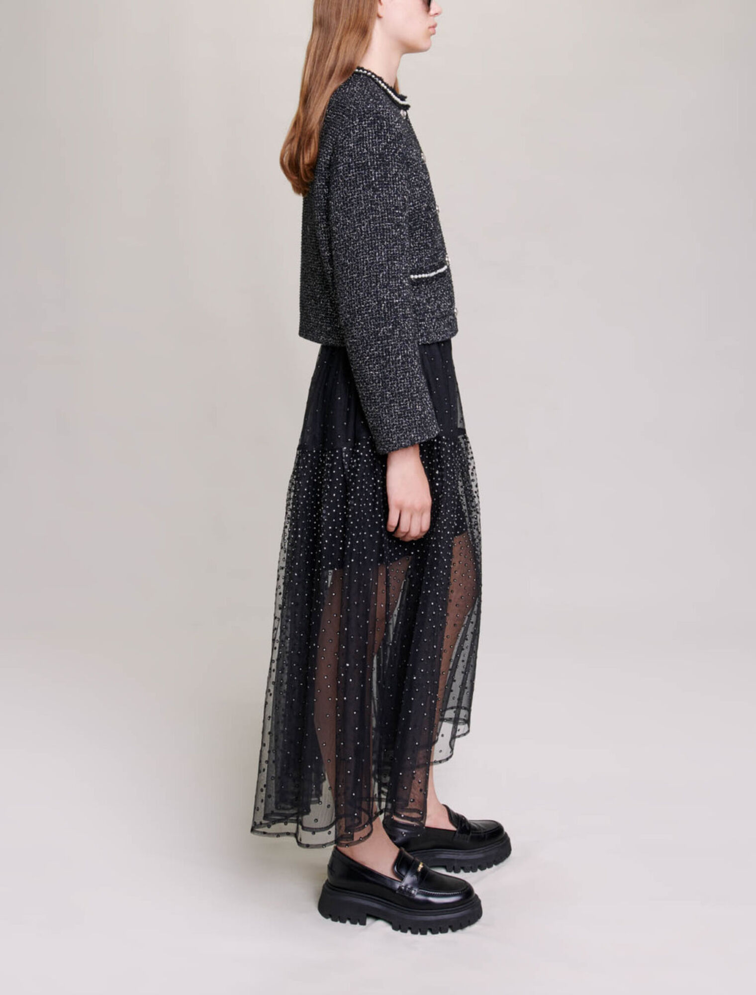 Short beaded jacket