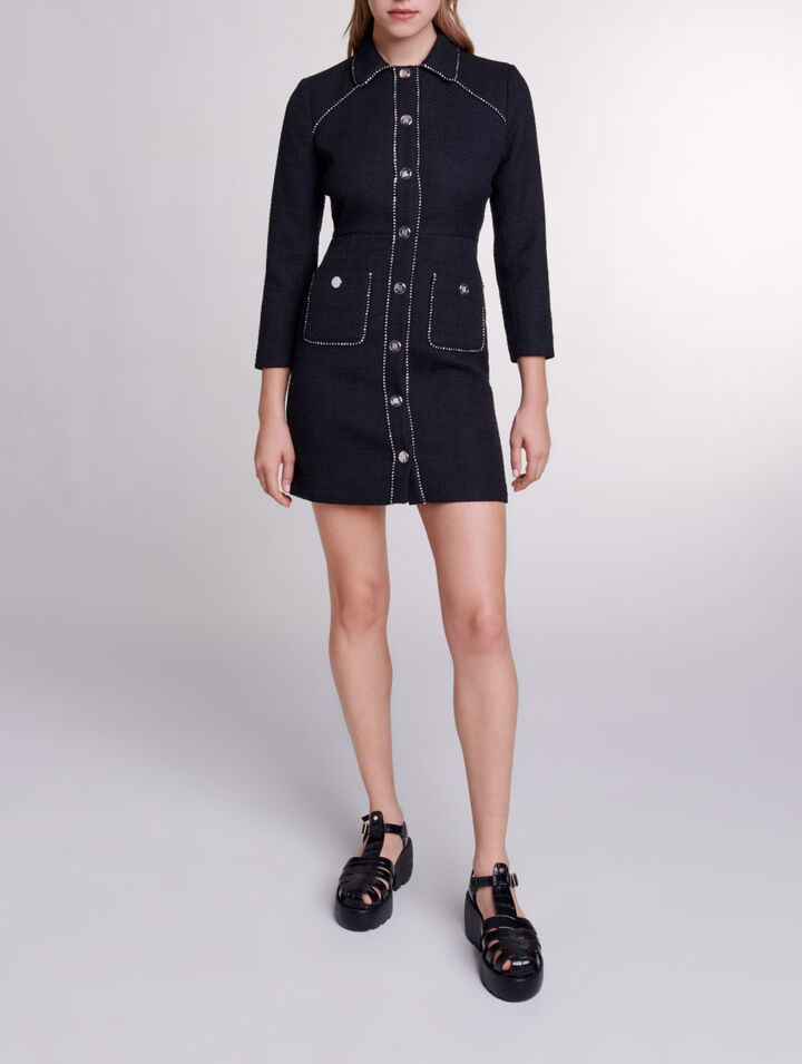 Short tweed dress
