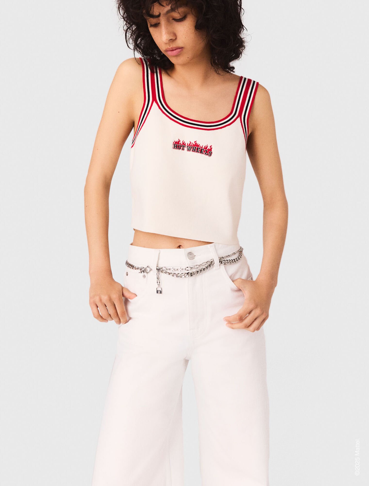 Knit crop top