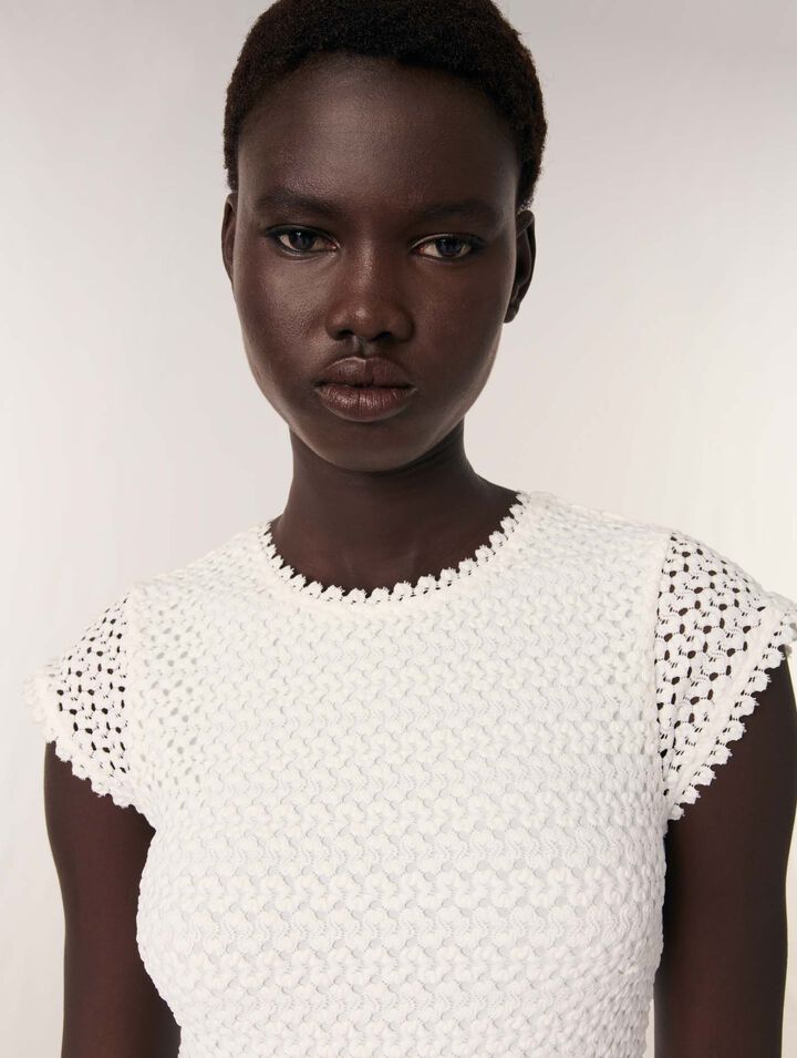 Short crochet dress