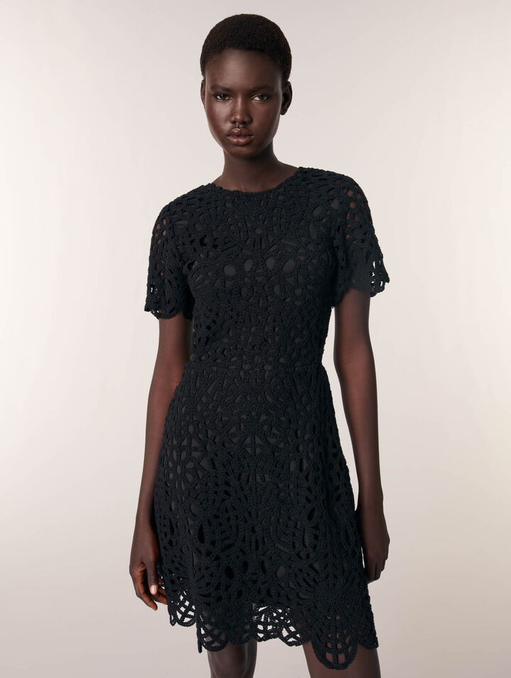 Short crochet dress