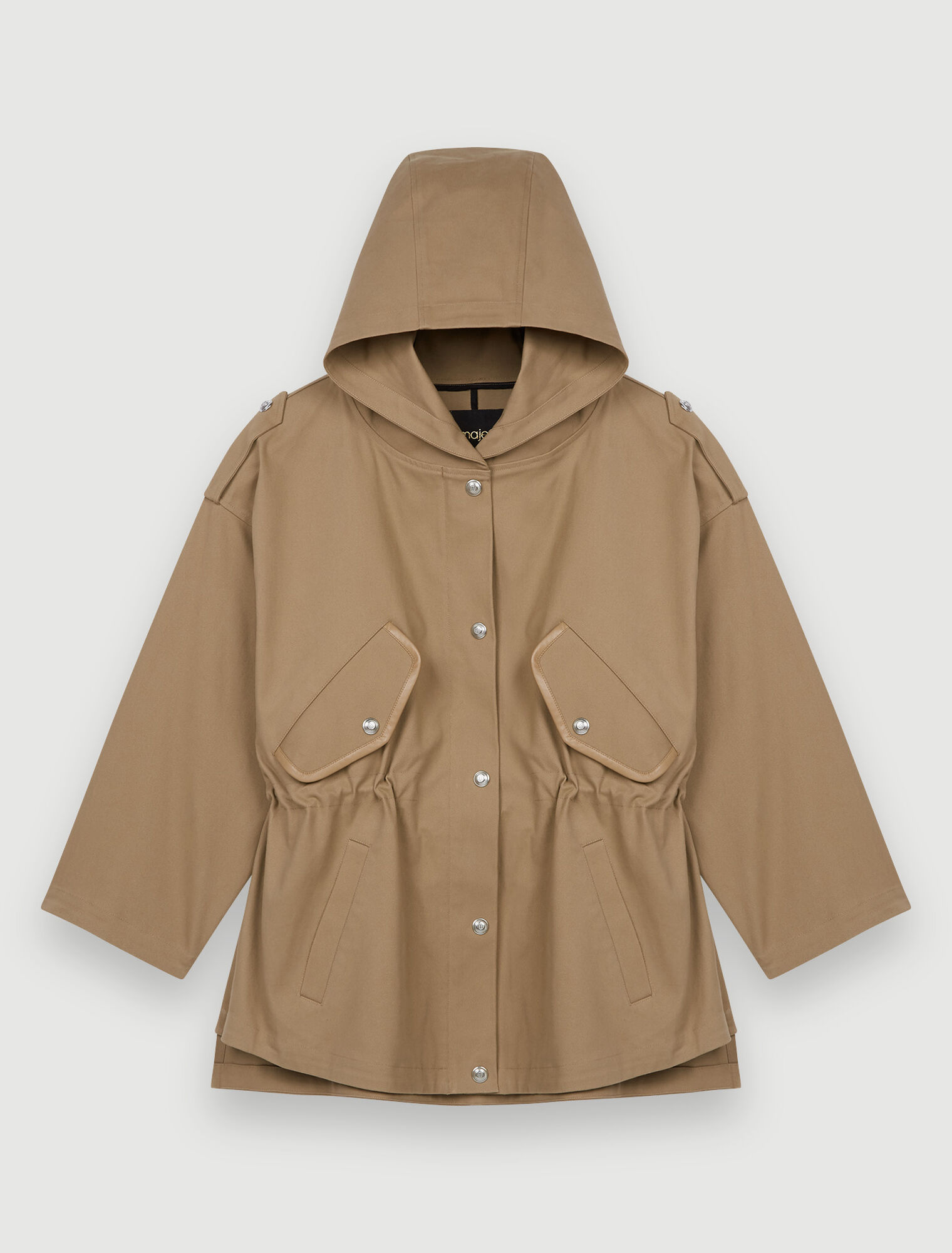 Oversized cotton coat 