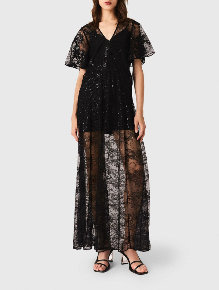 Lace maxi dress