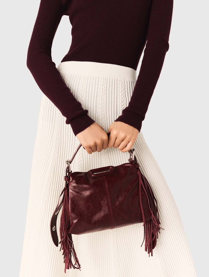 Crackled leather Miss M Mini bag