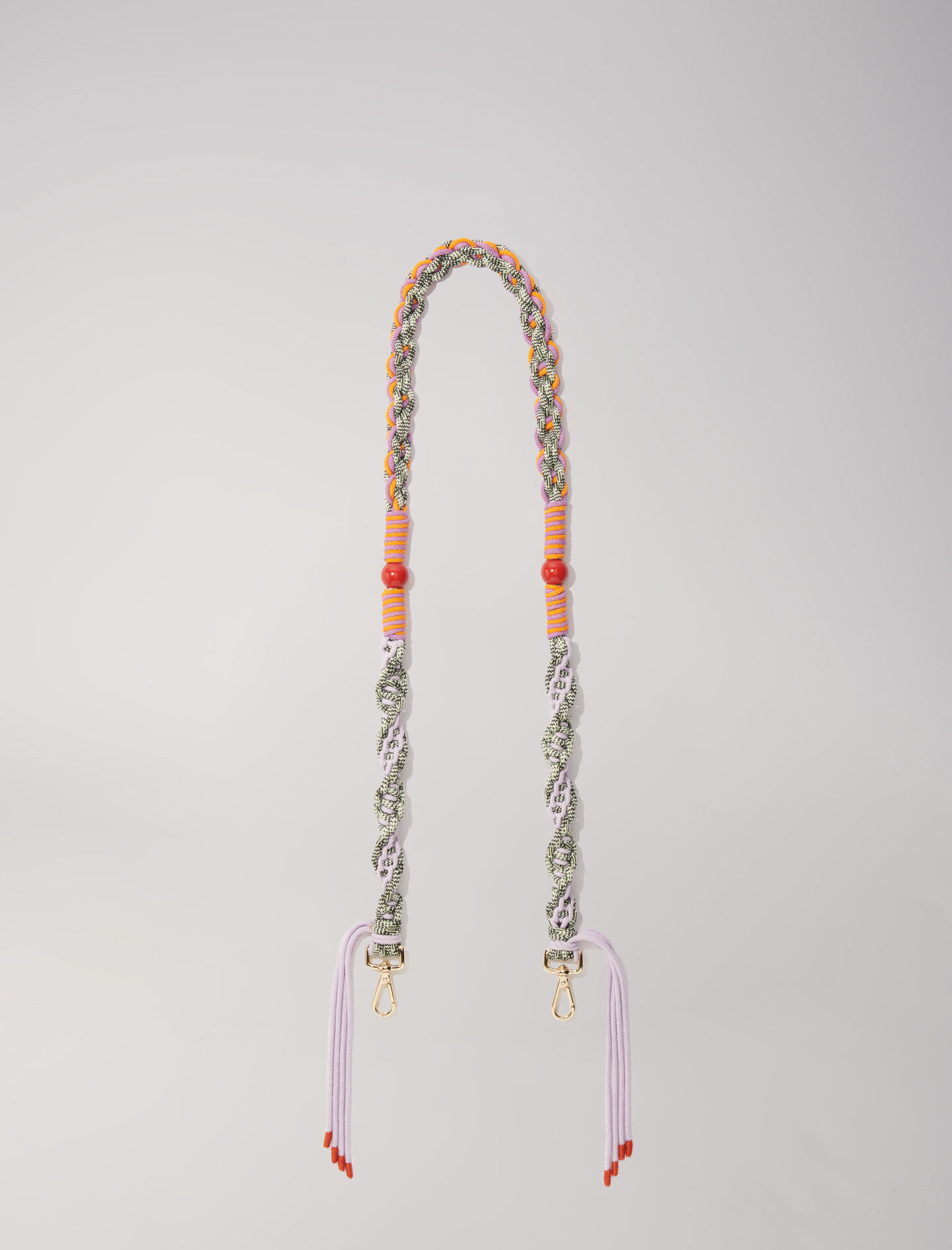 Braided shoulder strap on sale