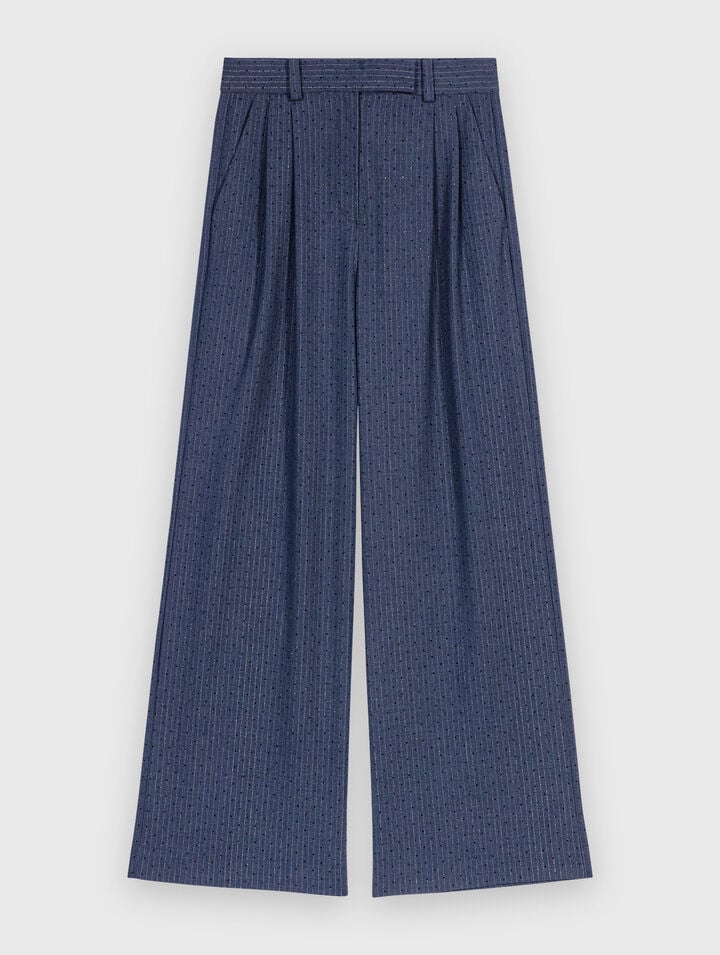 Rhinestone suit trousers