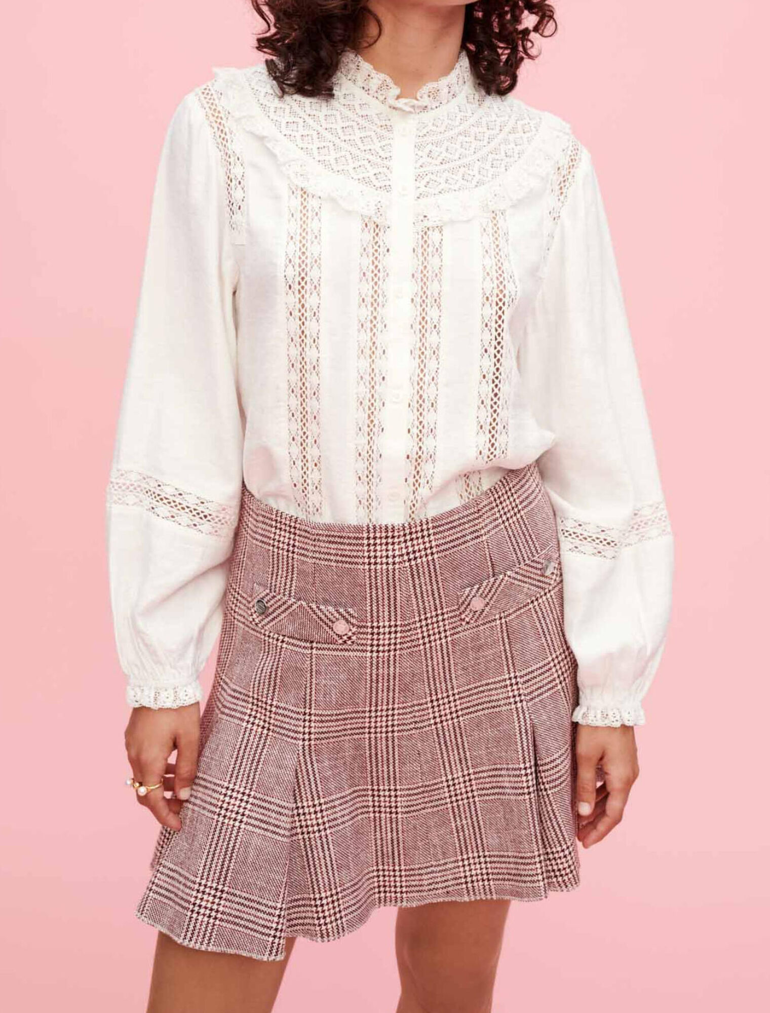 Broderie anglaise shirt