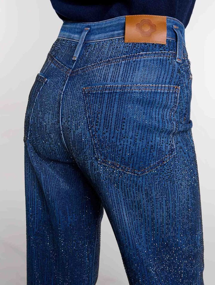 Rhinestone jeans