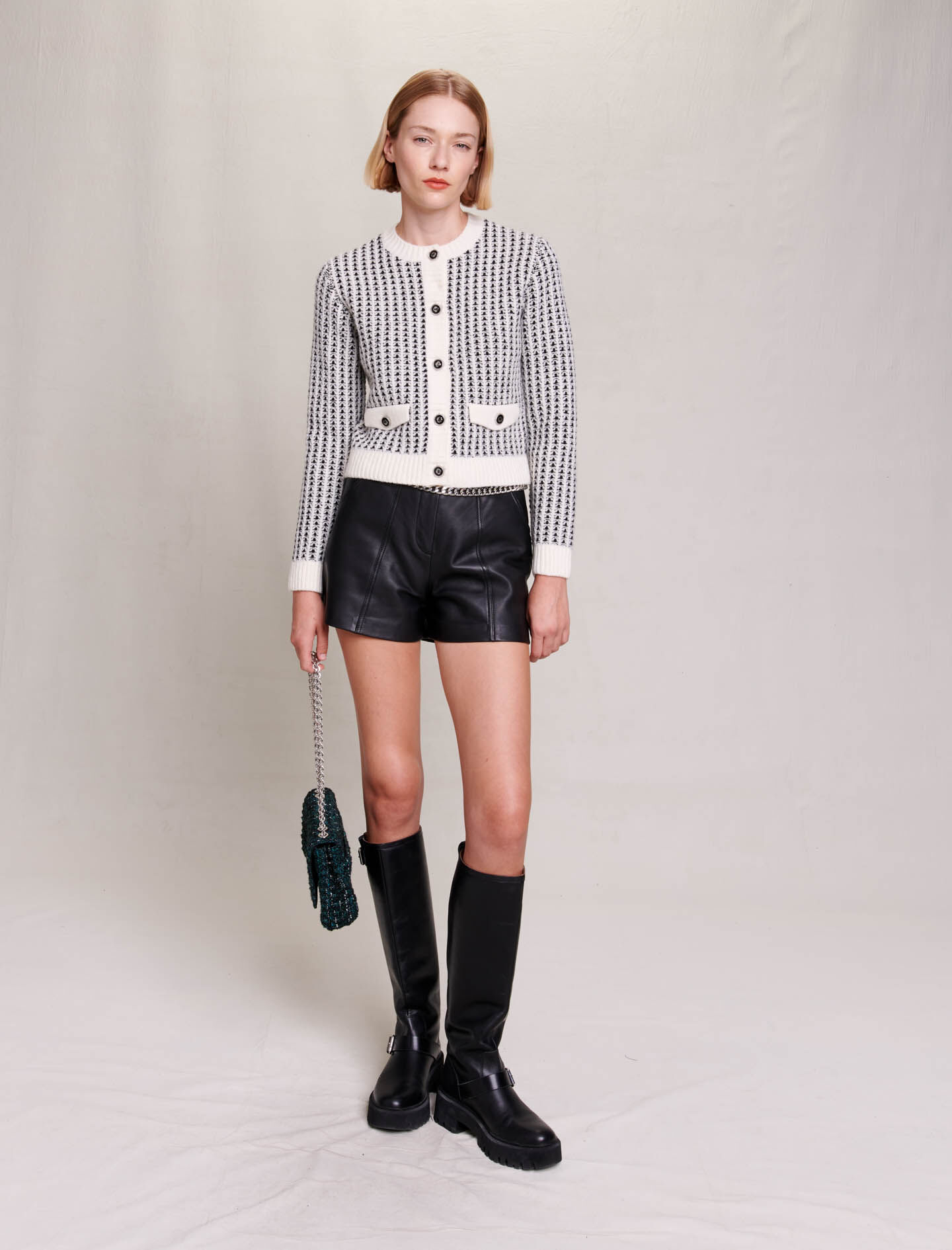 Maje knit cardigan shop