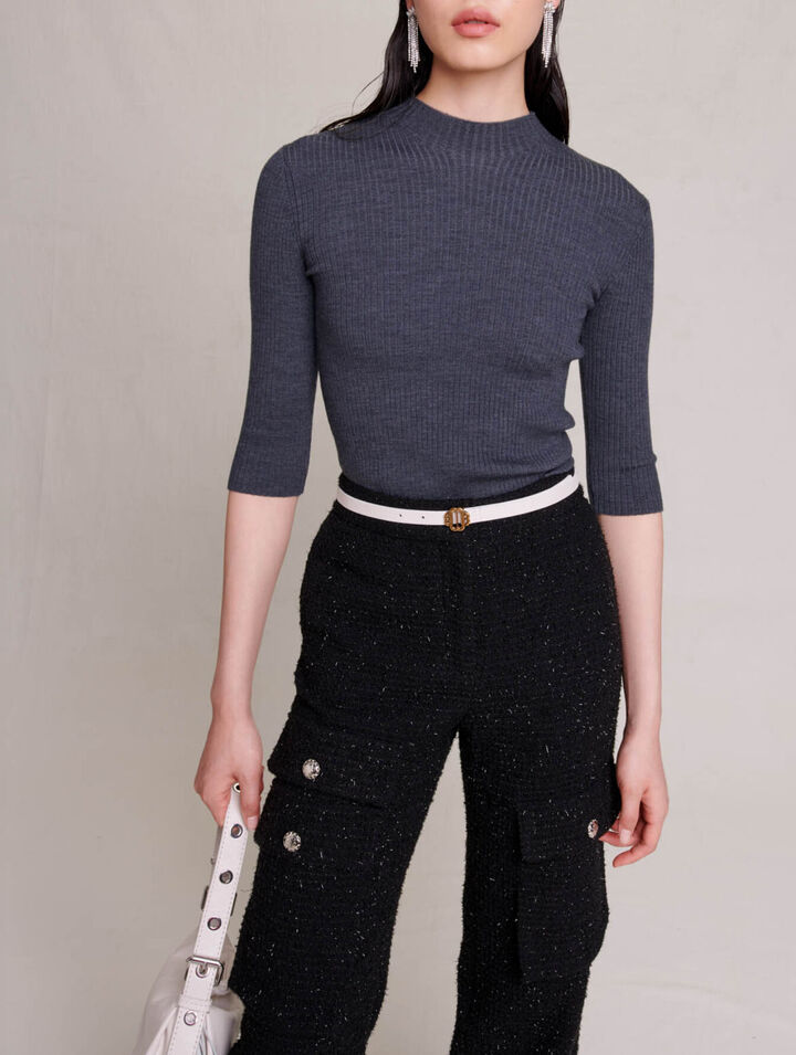 Ribbed jumper