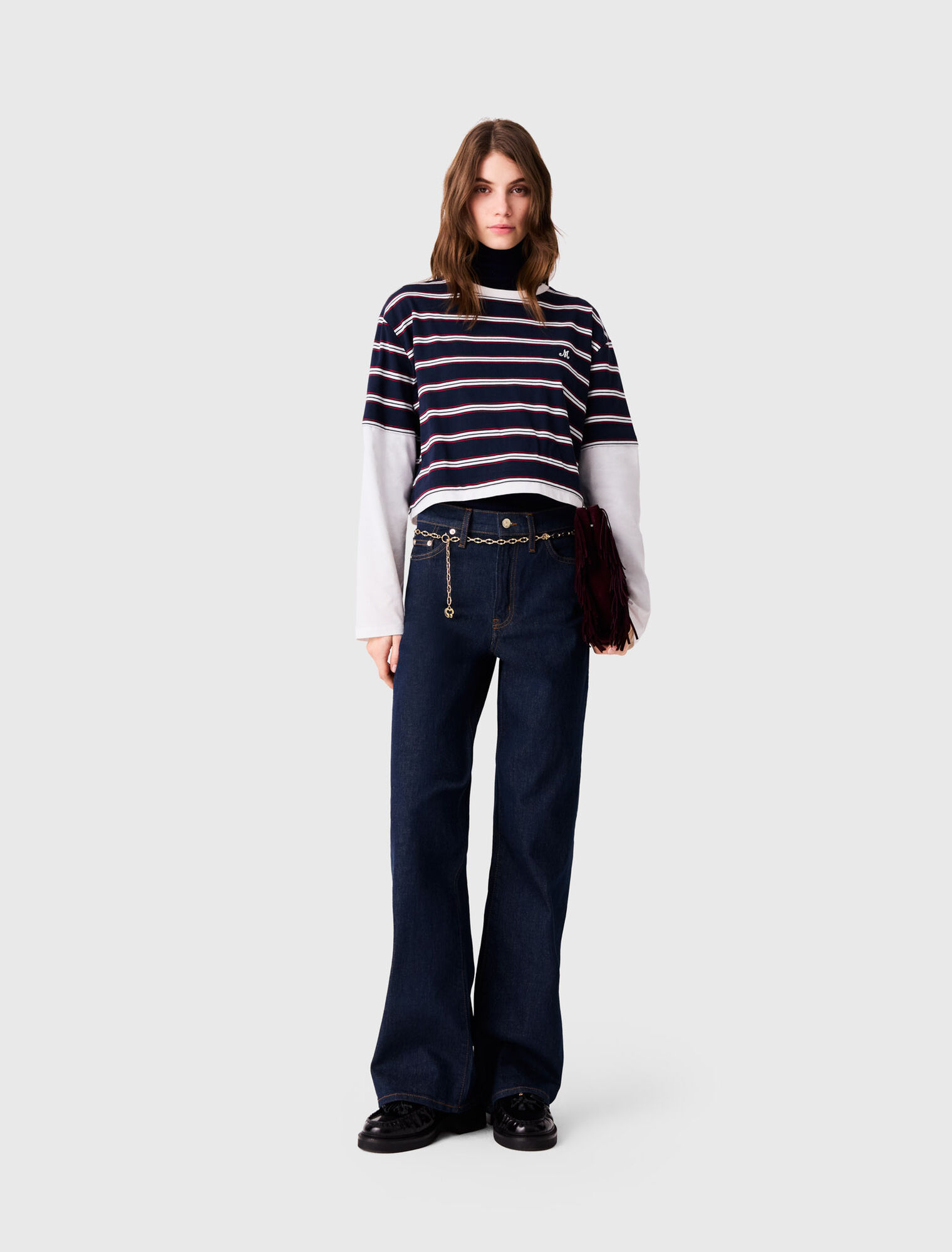 Layered-effect T-shirt