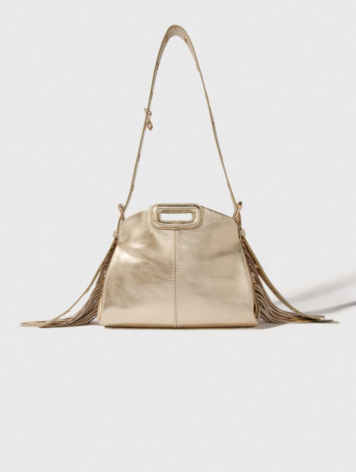 Metallic leather Miss M Mini bag