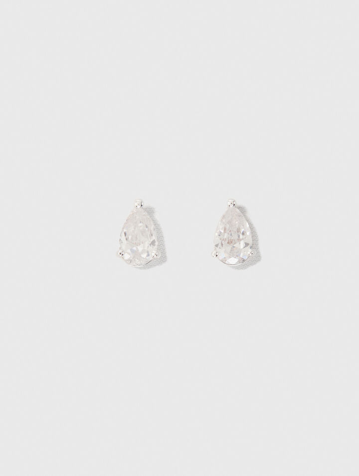 Small rhinestone earrings