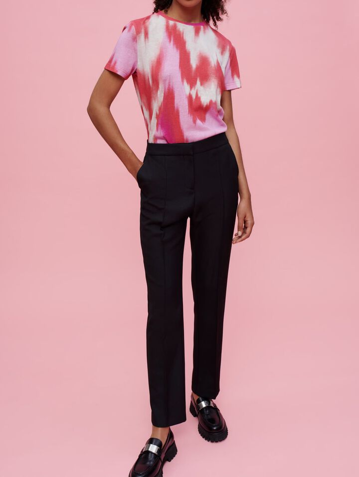 Black tailored pants