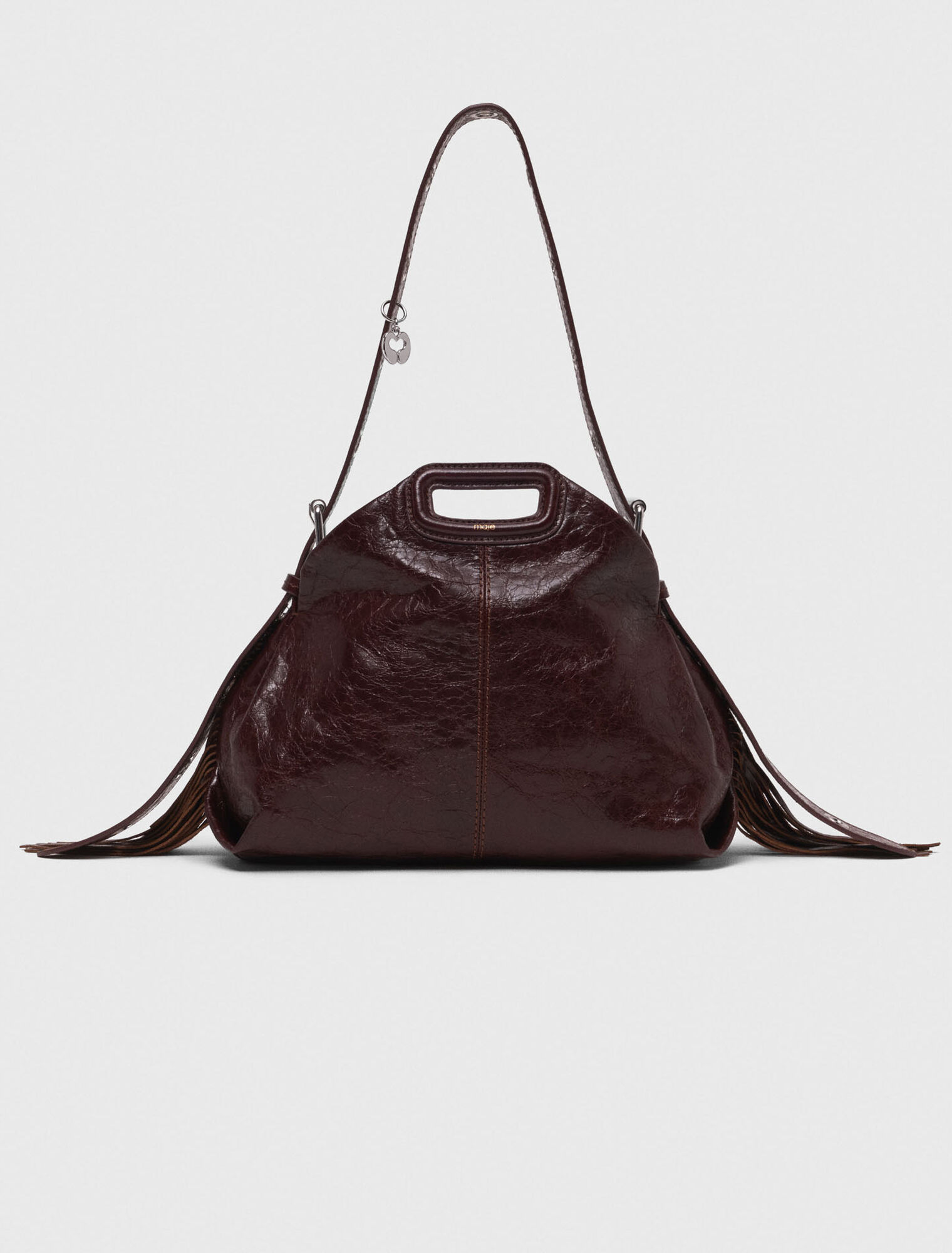 Crackled leather Miss M bag