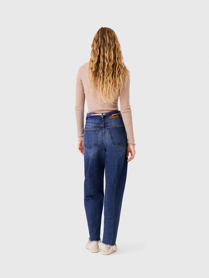 Second-skin high-neck jumper