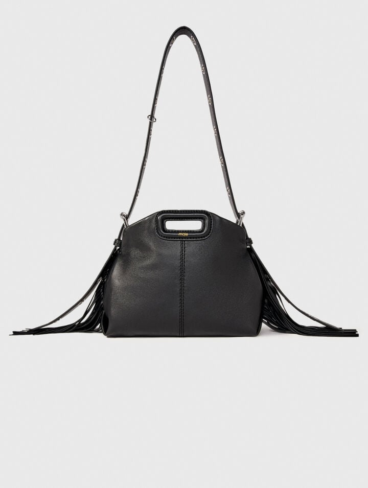 Plain leather mini Miss M bag