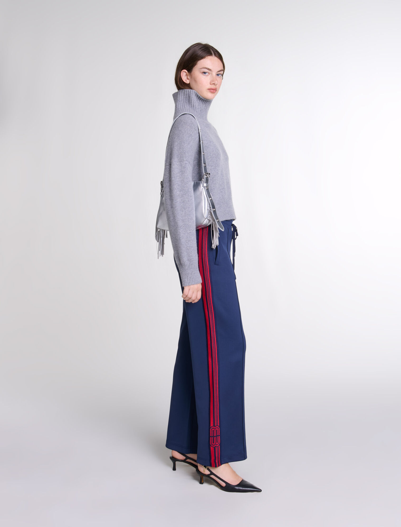 Striped trousers