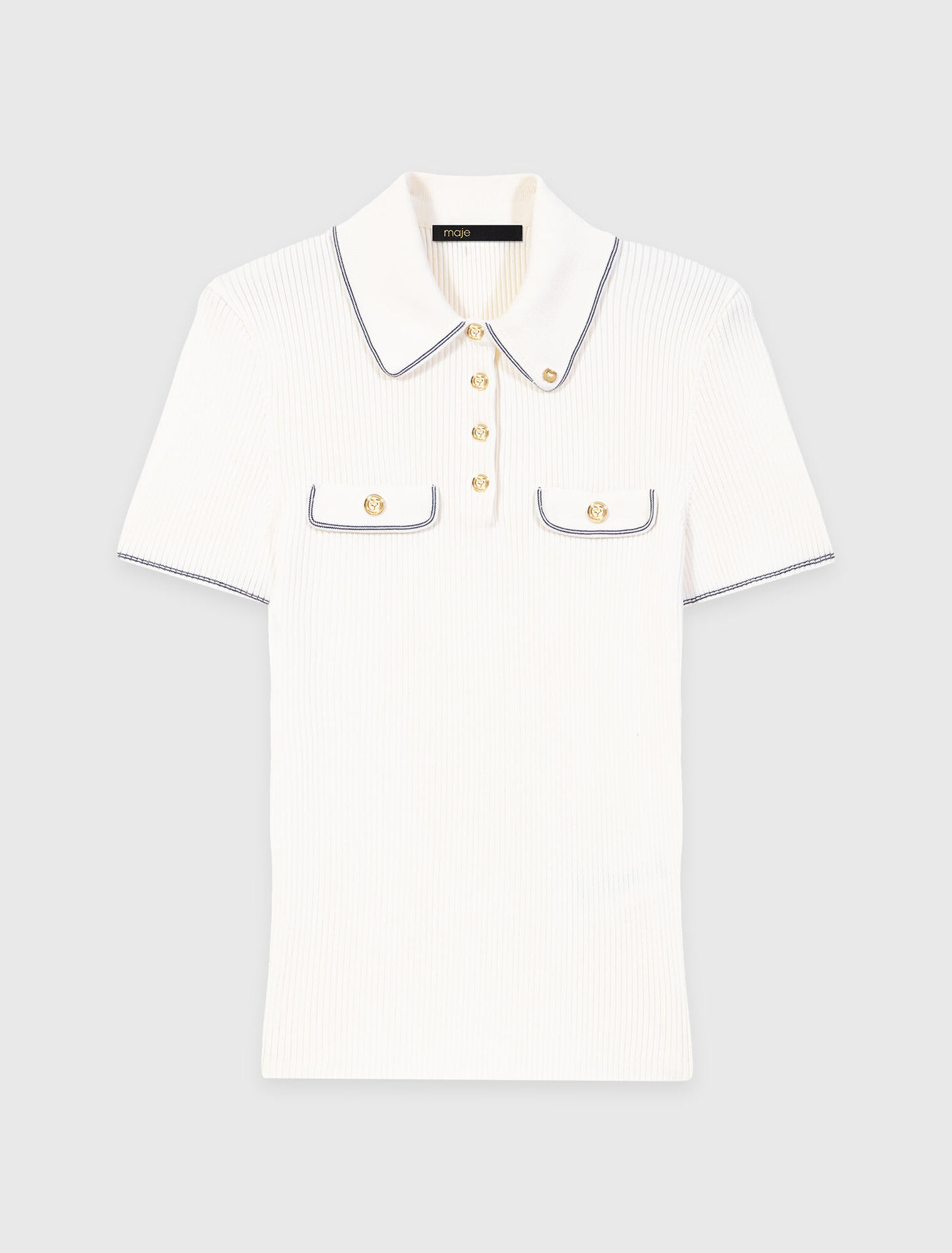 Short-sleeve polo shirt