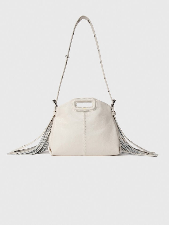 Crackle leather mini Miss M bag