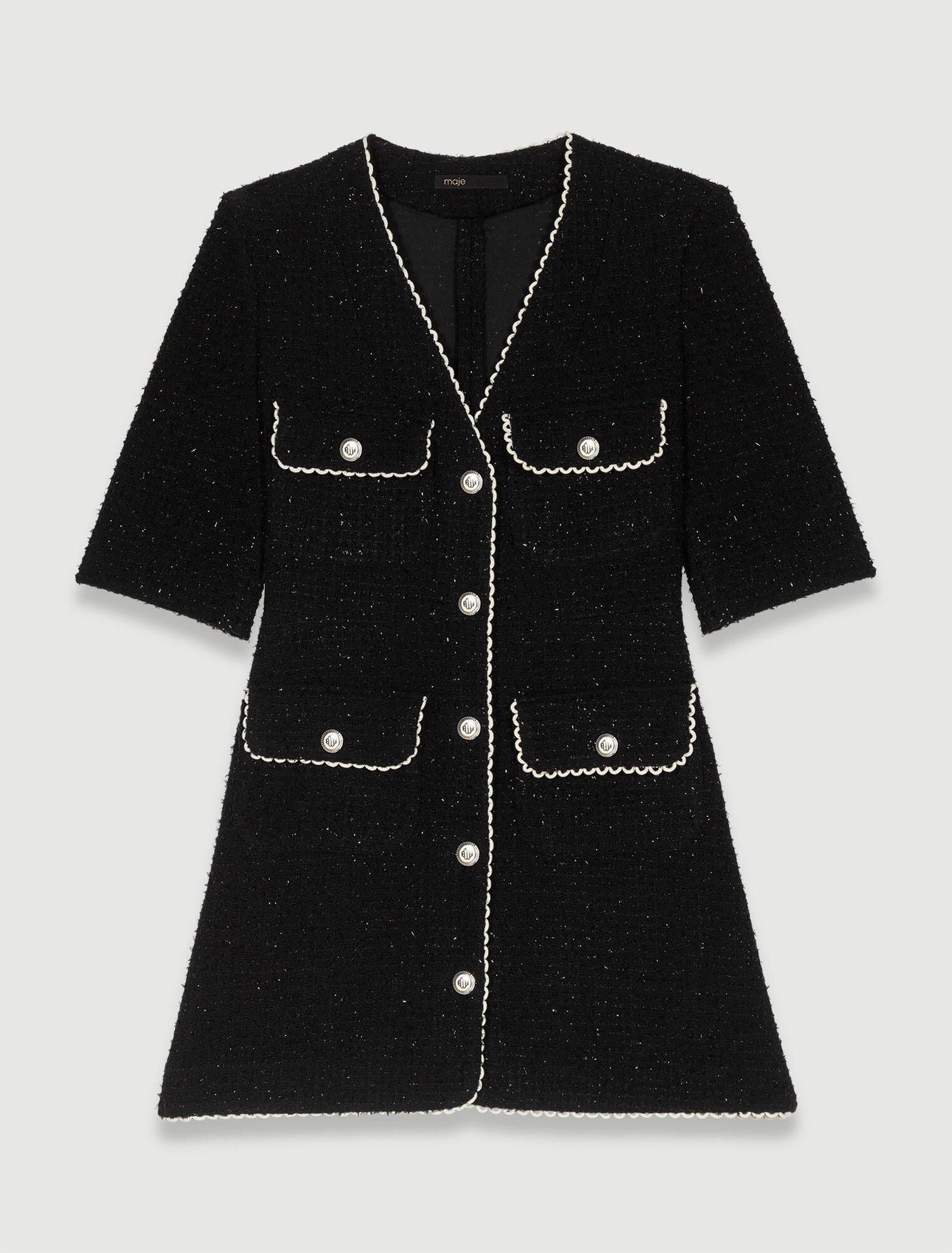 Short tweed dress