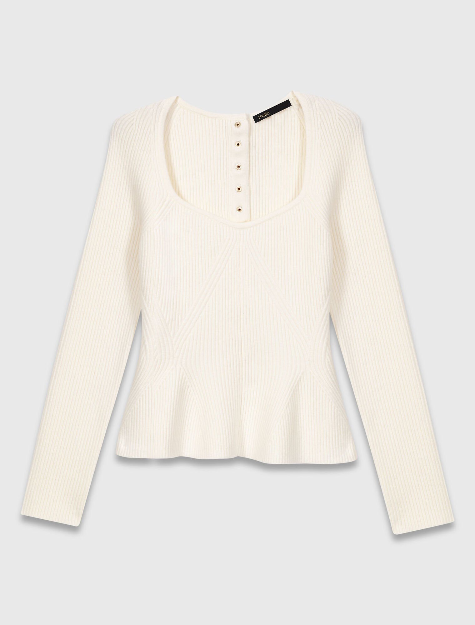 Peplum jumper