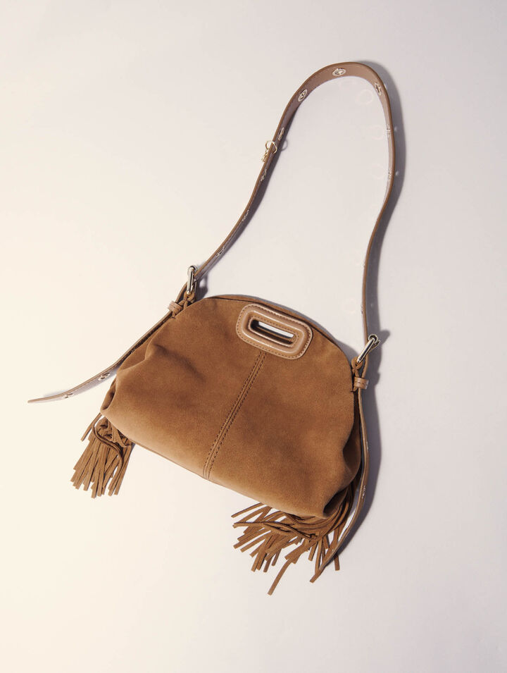 Miss M mini suede bag