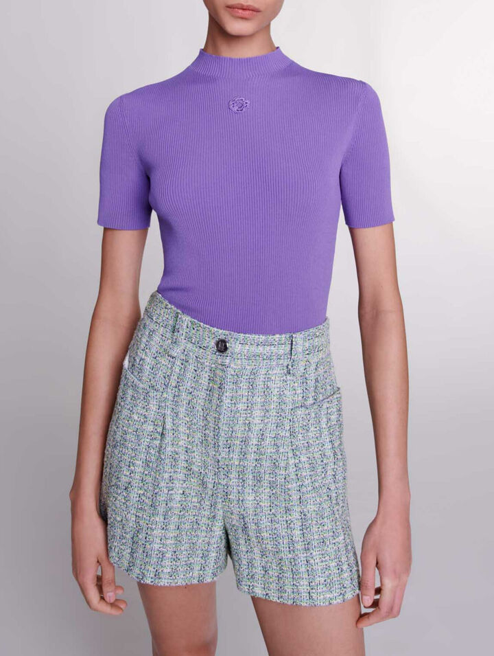 Tweed shorts