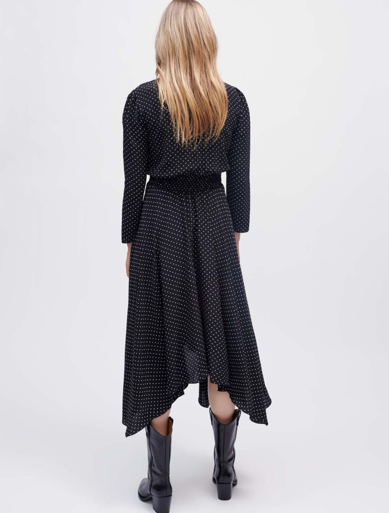 Waisted maxi dress