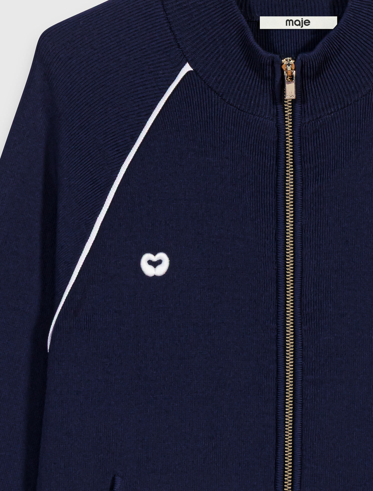 Zipped cardigan