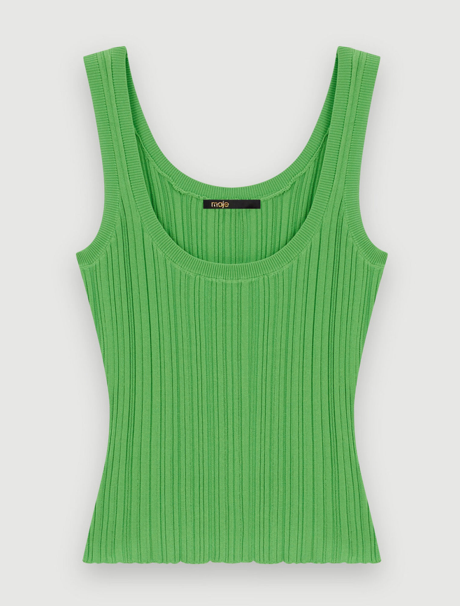 Rib knit tank top