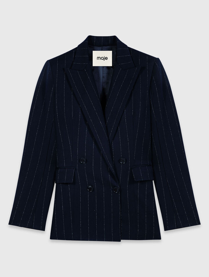 Double-breasted suit jacket